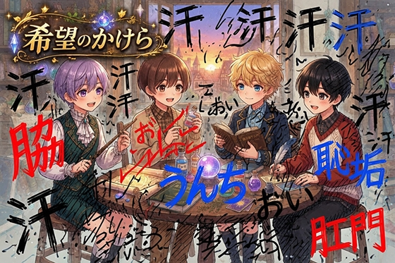 希望のかけら 美少年の恥垢・脇・アナル・へそ・陰毛・排便・排尿・におい・汗