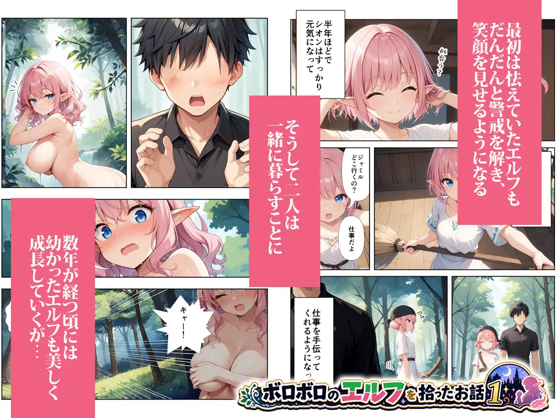 ボロボロのエルフを拾ったお話総集編 サンプル画像 2