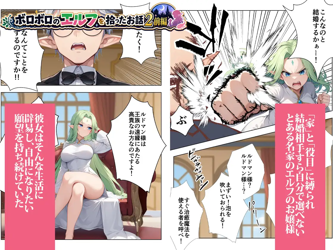 ボロボロのエルフを拾ったお話総集編 サンプル画像 4