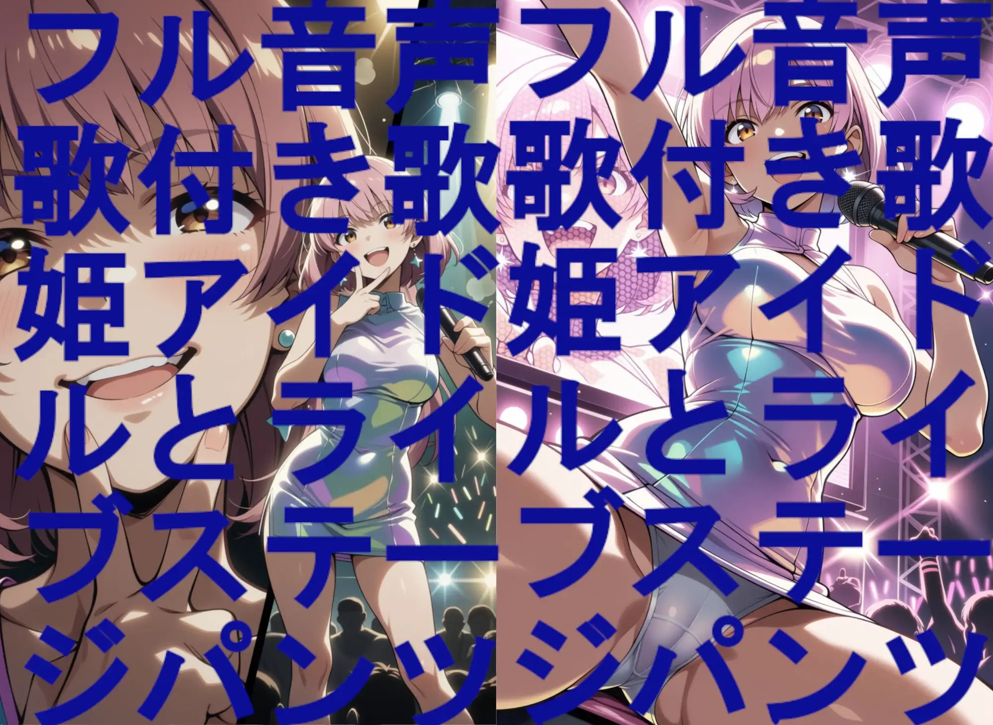 【超美麗動画の歌付き。歌音声付き。】アイドルの歌姫とライブステージでパンツとエッチ(高画質版) サンプル画像 9