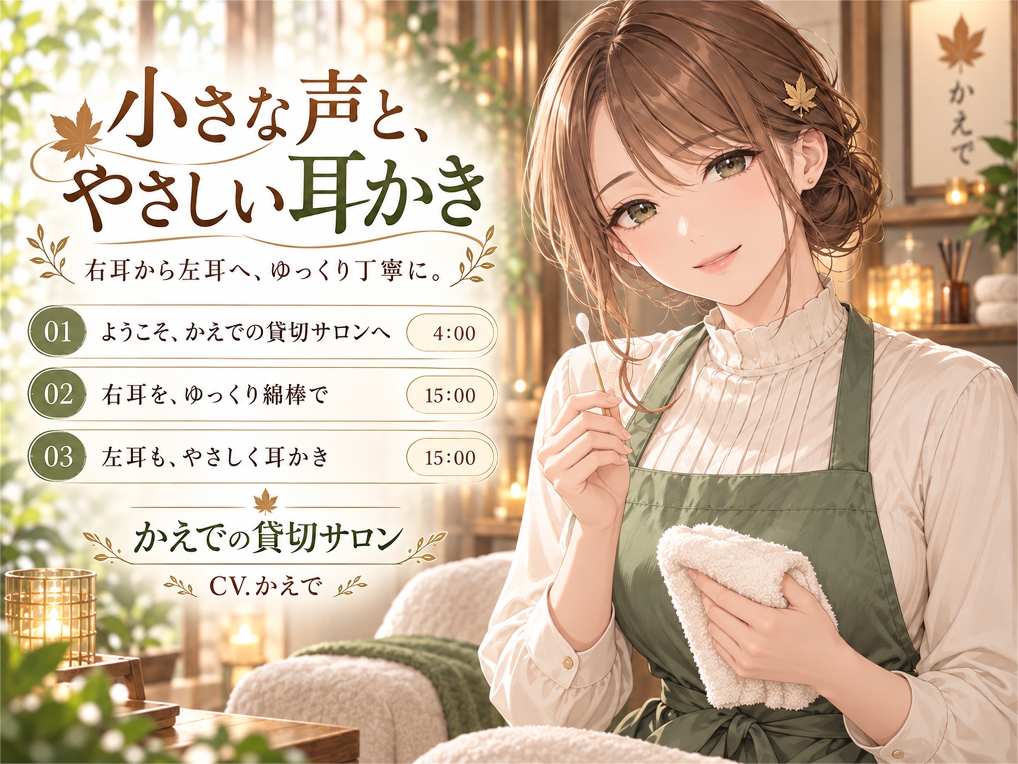 かえでの貸切サロン—耳かきと炭酸泡のごほうび時間