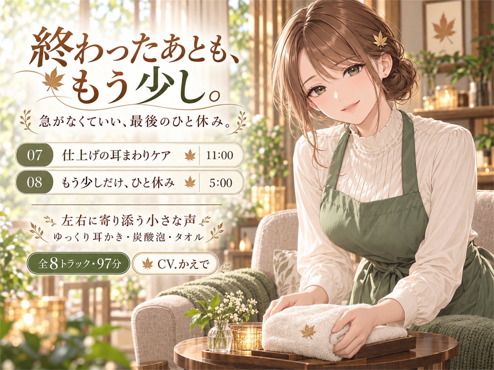 かえでの貸切サロン—耳かきと炭酸泡のごほうび時間