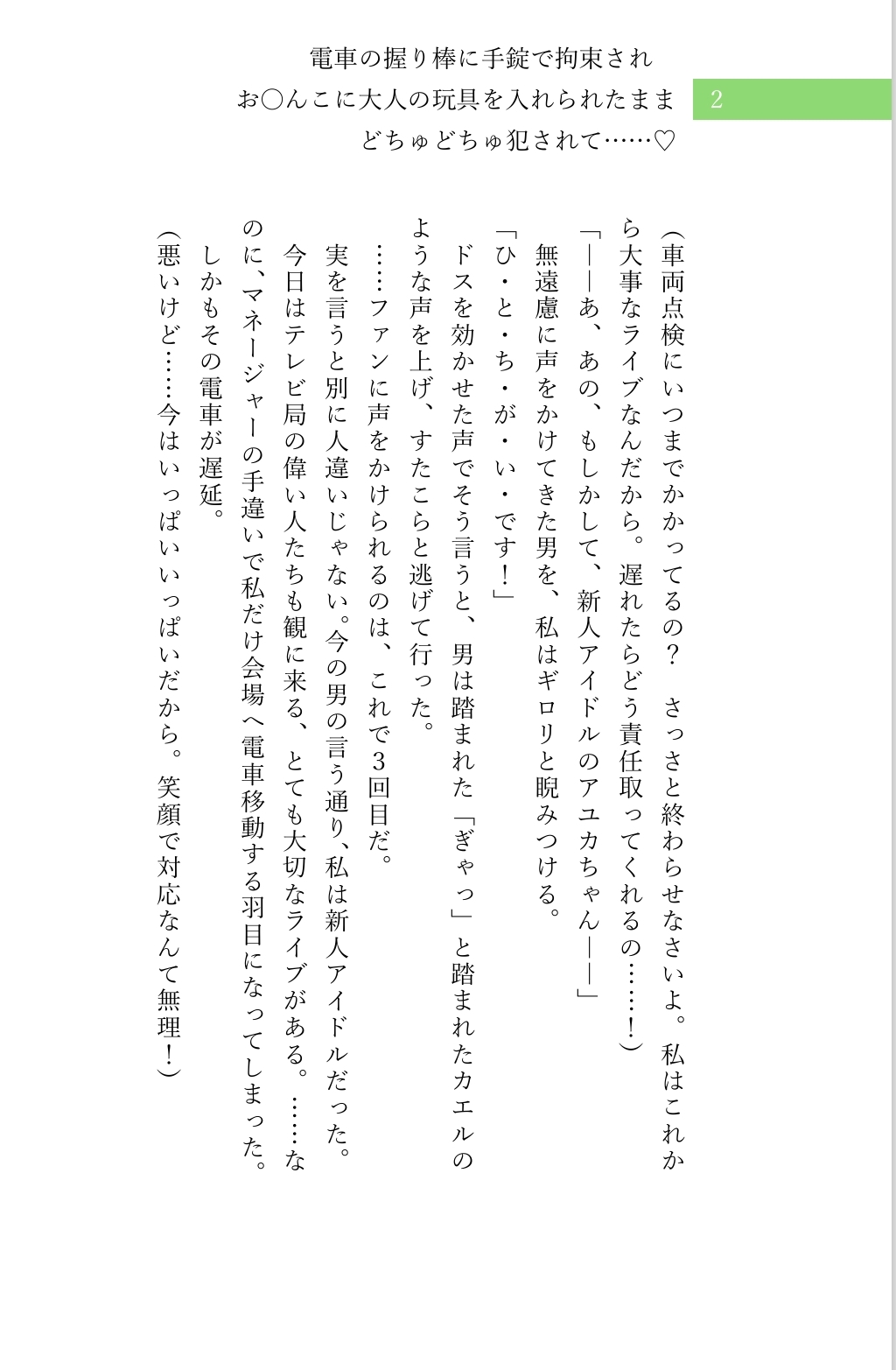 堕とされる私～電車編～ シリーズ(1)➁セット サンプル7