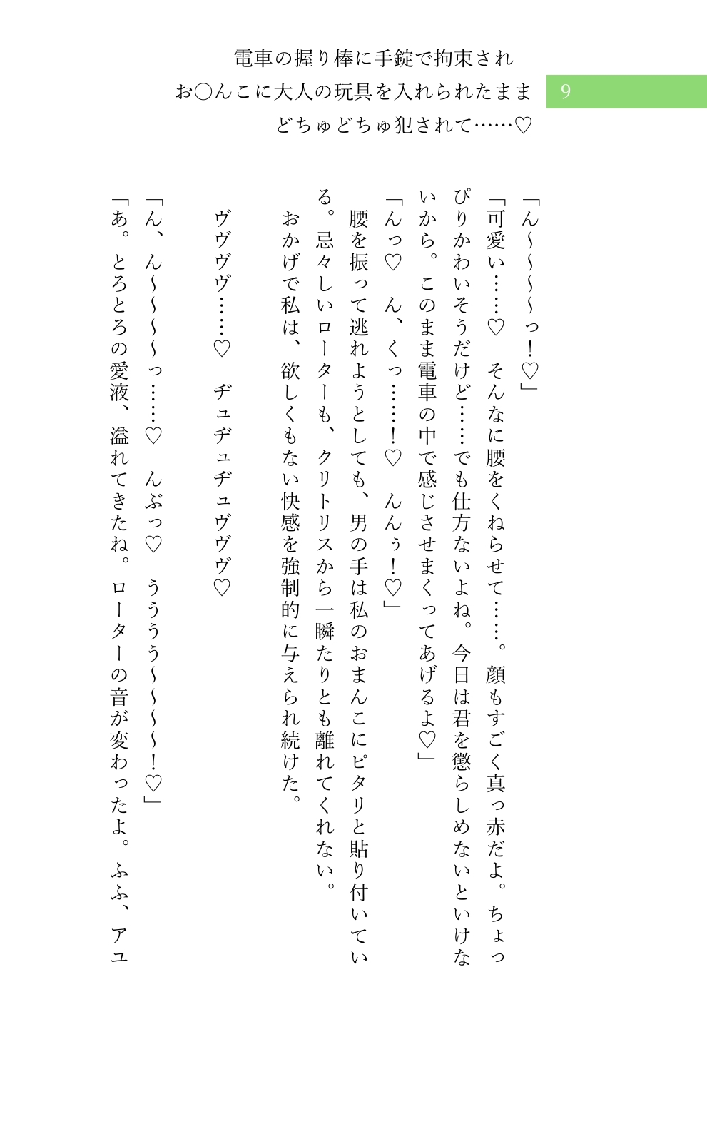堕とされる私～電車編～ シリーズ(1)➁セット サンプル9