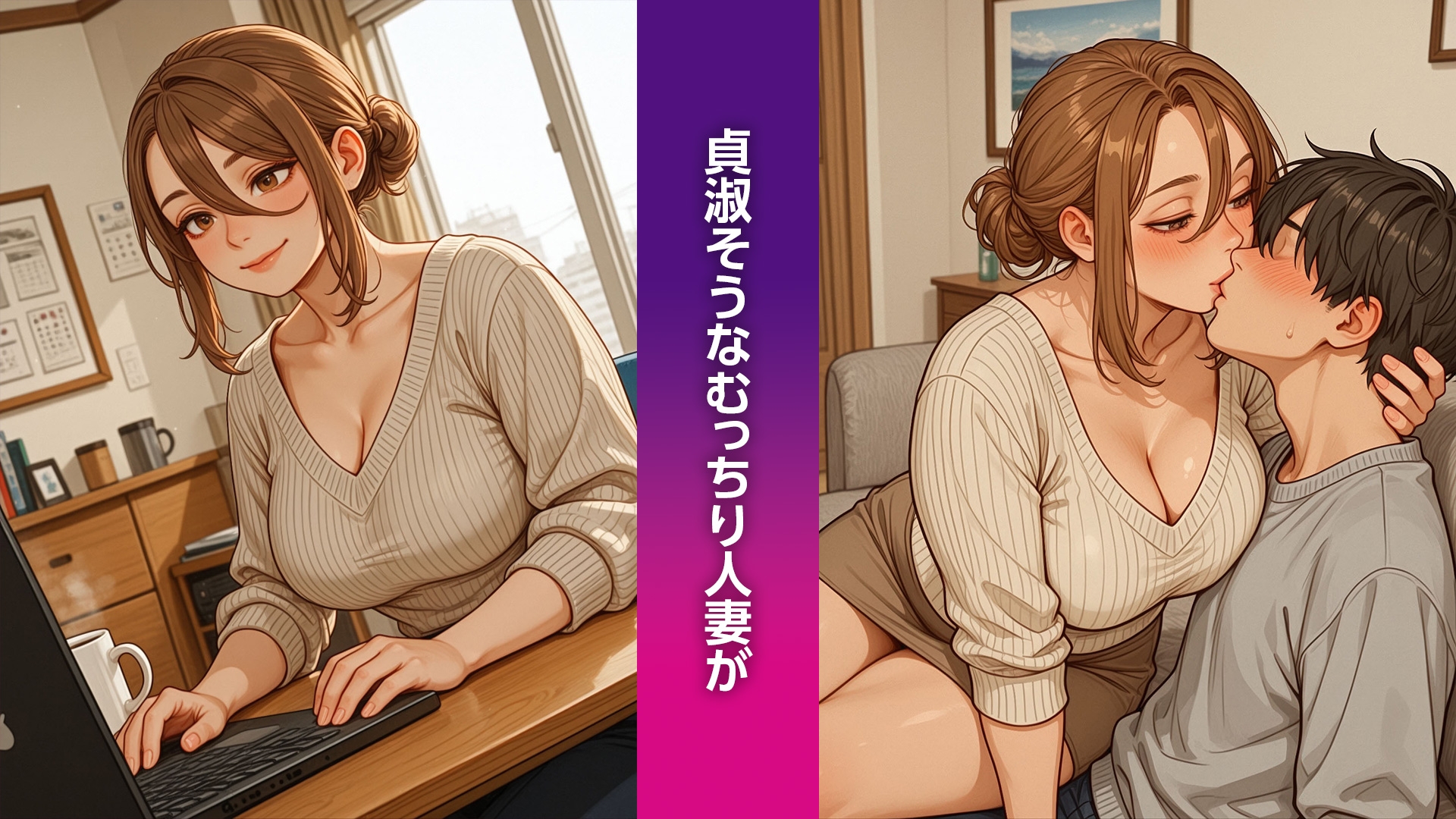 むっちり人妻MILFの紳士向けイラスト集(本編画像135枚・動画5本・PDF) 2