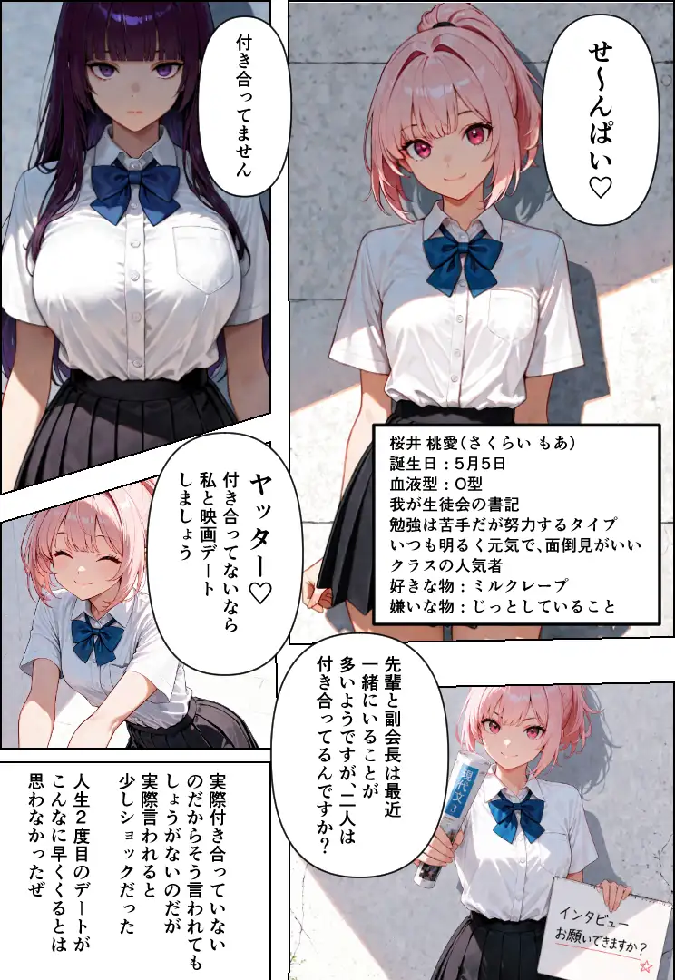 感情がない副会長とやってみた サンプル画像 3