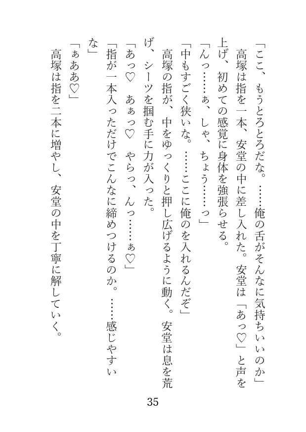 カントボーイ秘書と社長 初めての恋 〜出会いから結婚まで〜 サンプル11
