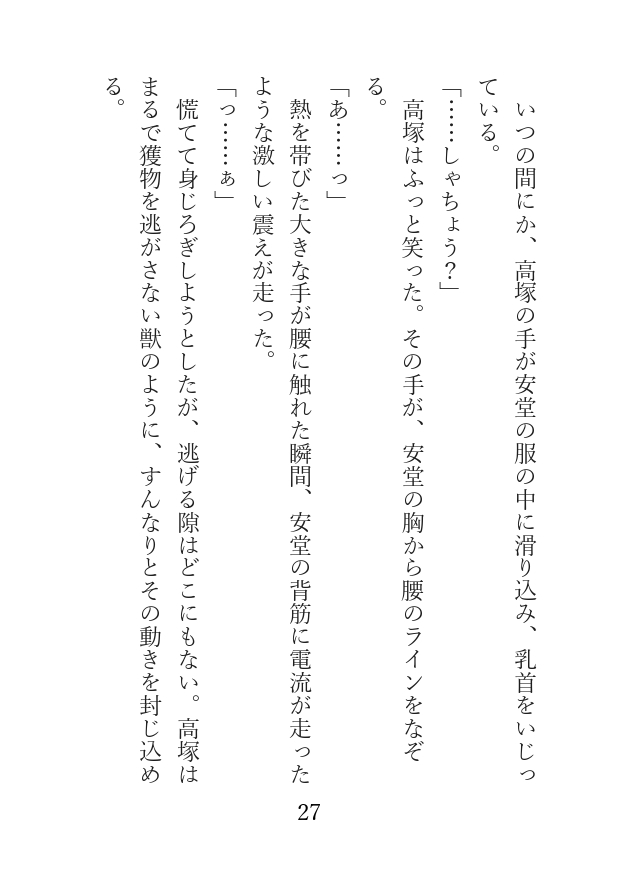 カントボーイ秘書と社長 初めての恋 〜出会いから結婚まで〜 サンプル3