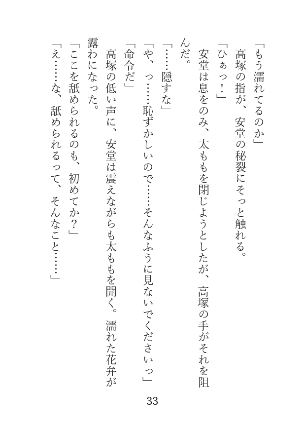 カントボーイ秘書と社長 初めての恋 〜出会いから結婚まで〜 サンプル9