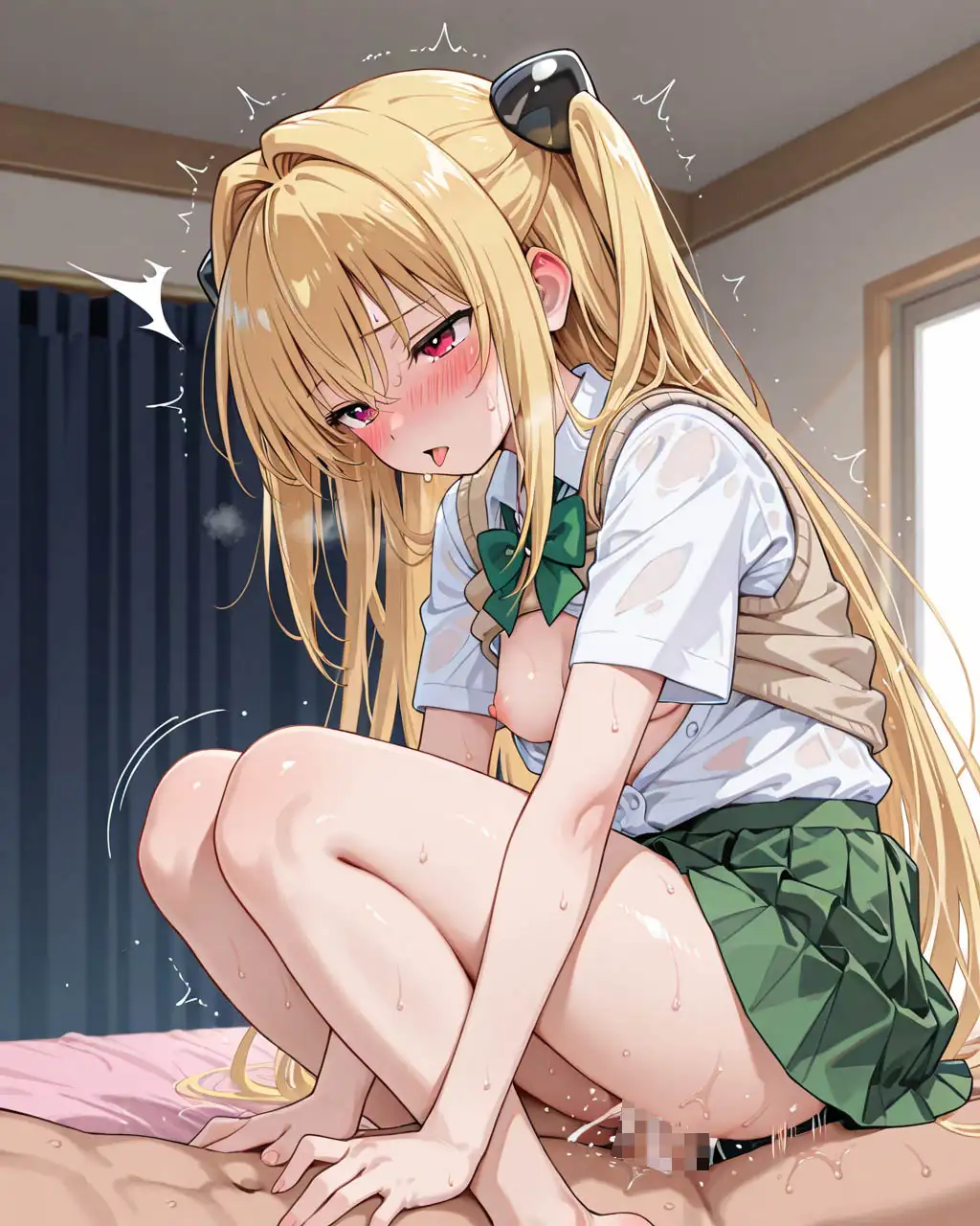 金色の○とホテルでいちゃいちゃえっちする サンプル画像 9