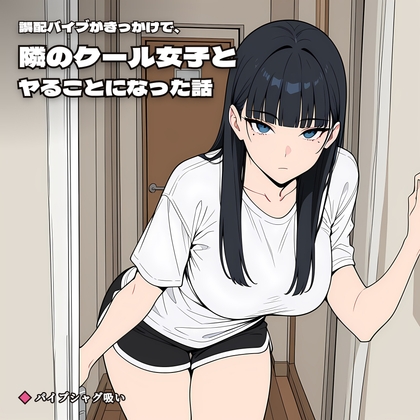 誤配バイブがきっかけで、隣のクール女子とヤることになった話