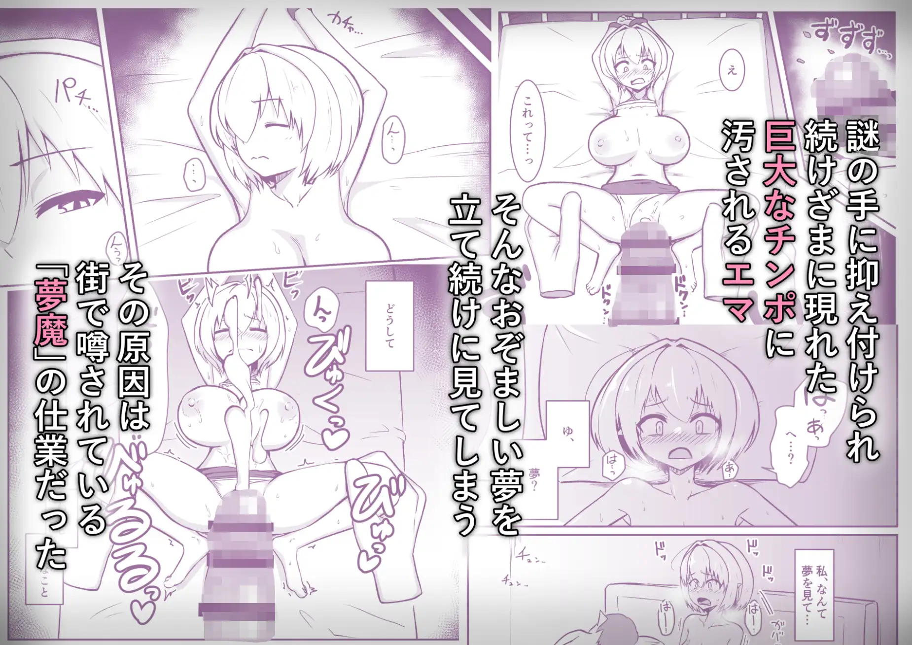 夢魔に狙われた妖精さんの話 サンプル画像 2