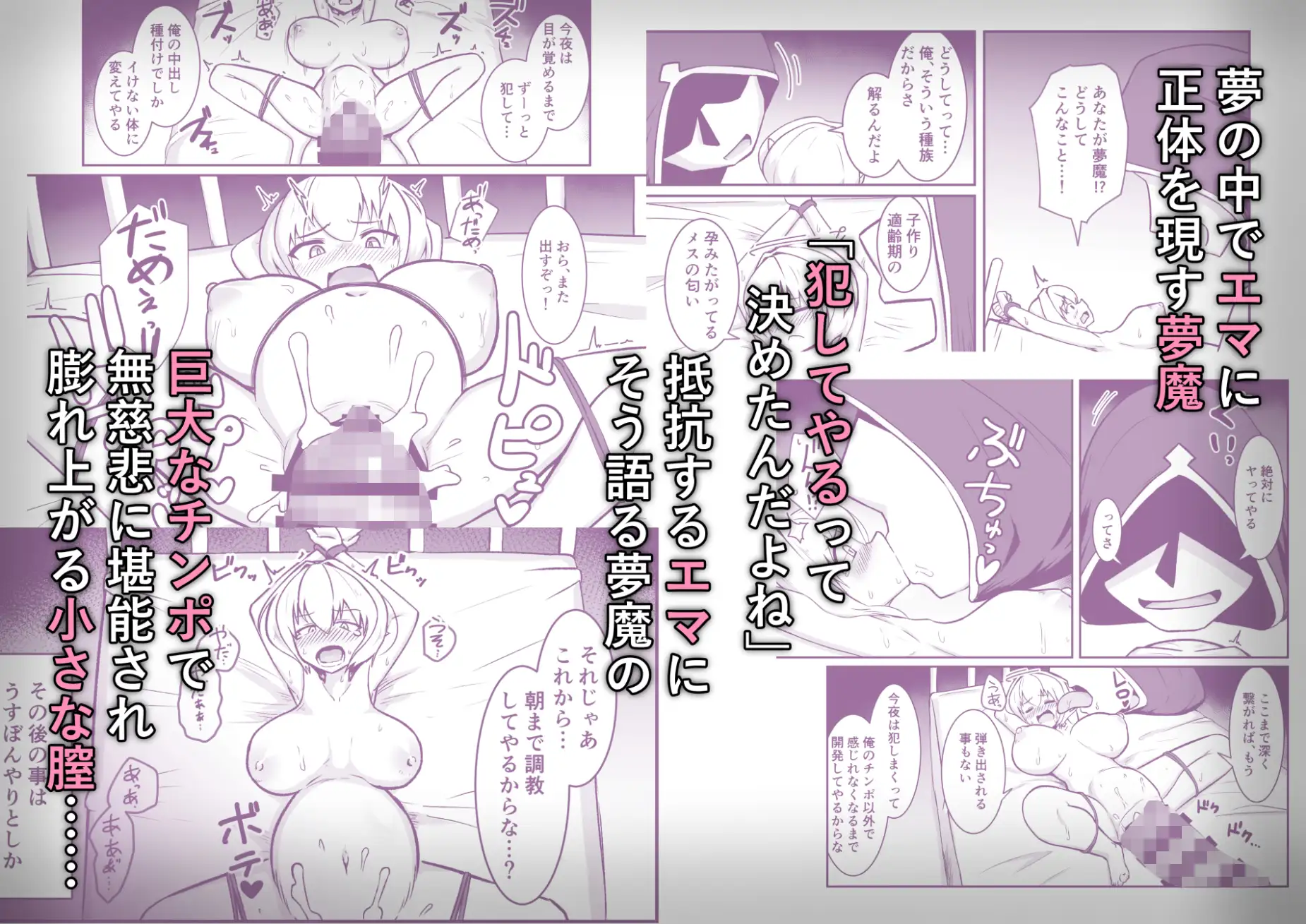 夢魔に狙われた妖精さんの話 サンプル画像 3