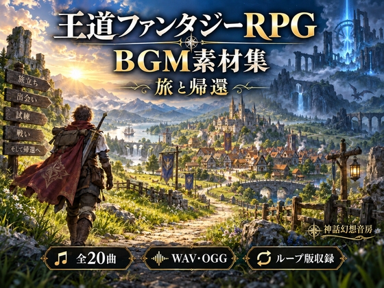 王道ファンタジーRPG BGM素材集 旅と帰還