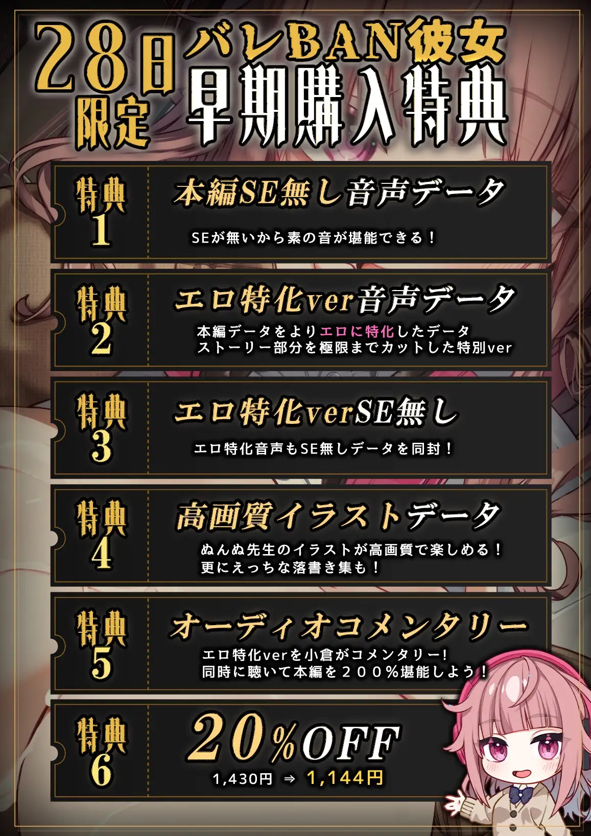 ✅フェラ特化✅【計3時間超】処女なのにフェラが上手すぎる彼女とネカフェLIVE【1DLで自分視点と隣de変態視点の両方聴けちゃう♡】 サンプル画像6