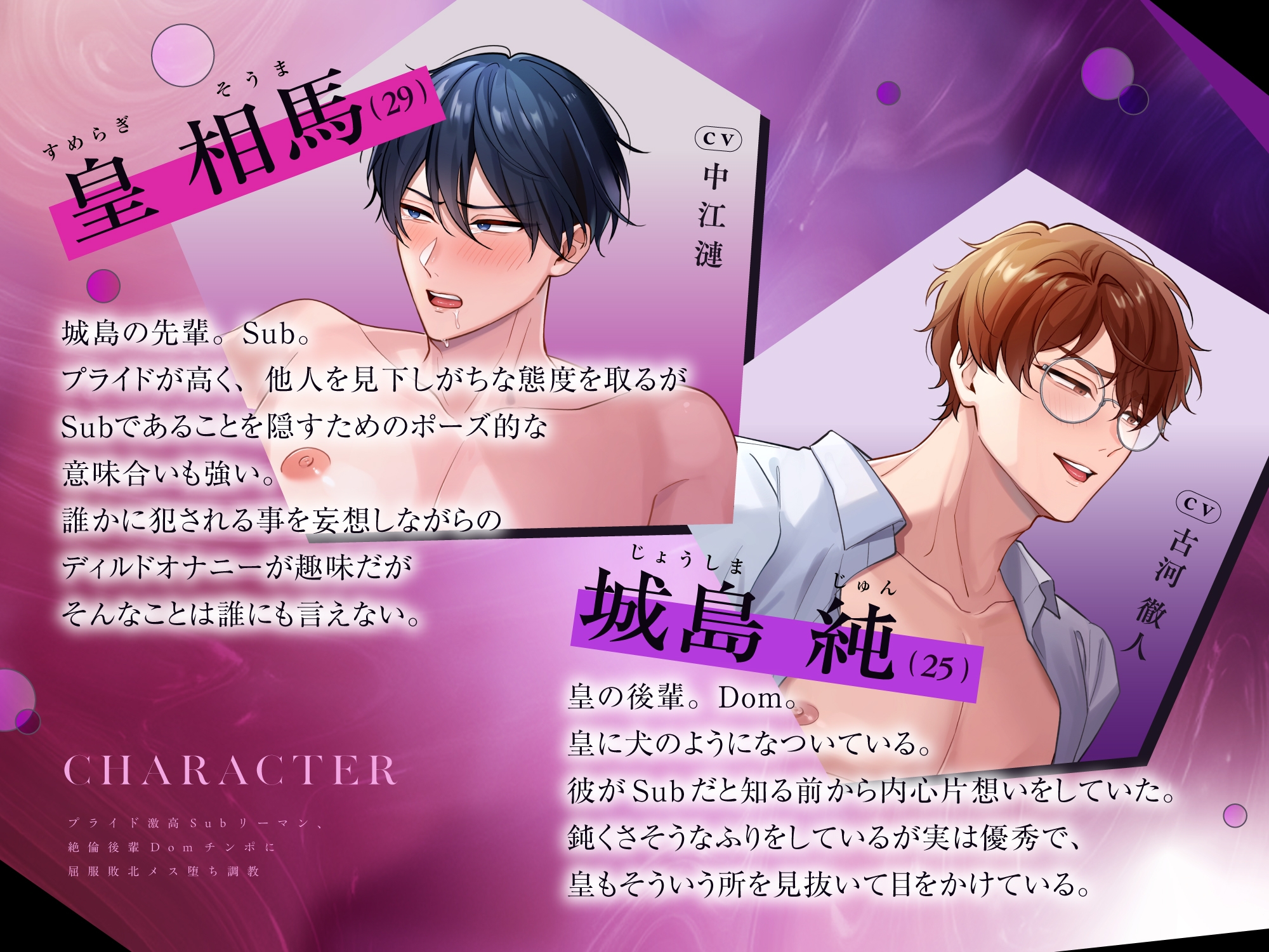 《Live2Dアニメ》プライド激高Subリーマン、絶倫後輩Domチンポに屈服敗北メス堕ち調教 サンプル4