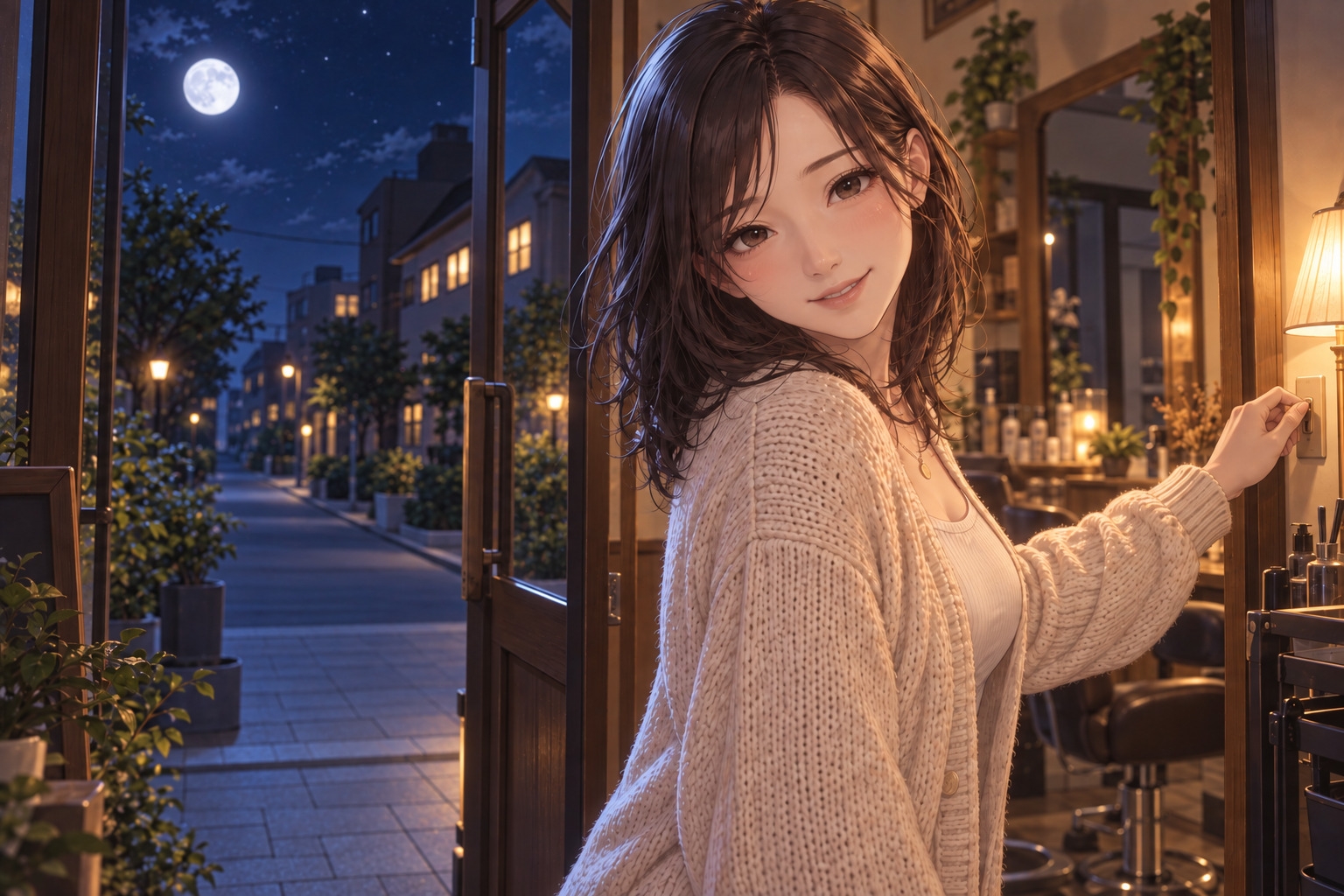 【女性優位催○】凪のサロン・月の夜～月明かりの影のほうへ、委ねたい分だけ委ねる夜～