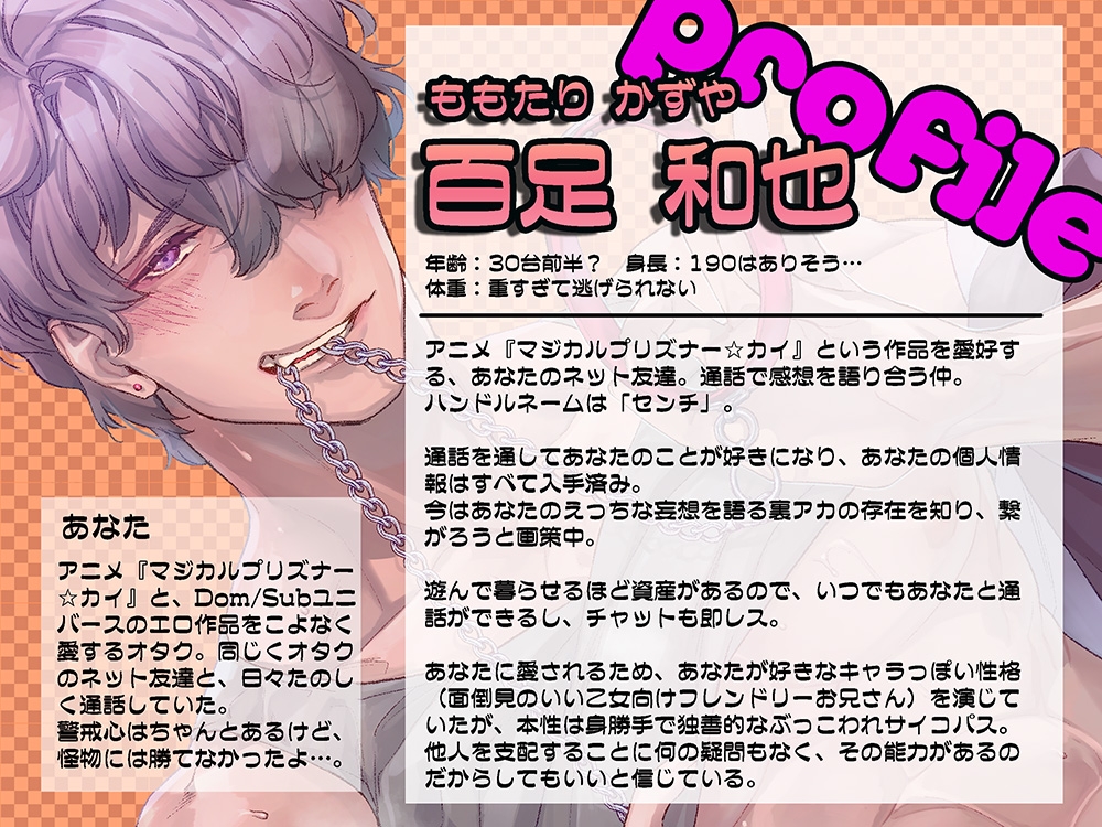 【暴力×支配×溺愛】Dom/Subごっこ【妄想勘違いオタクに監禁されて人権を奪われよう！】 画像2