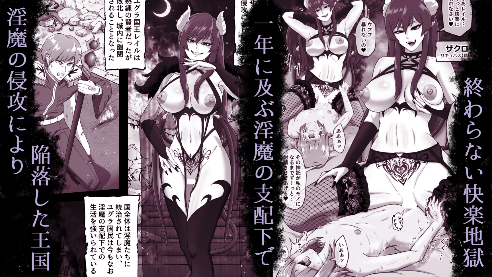 サキュバス城攻略 (1)淫魔に支配された王国-2