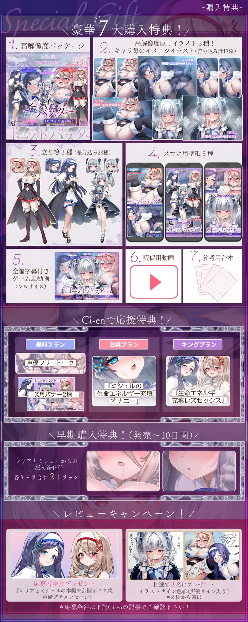 ゴーストバスター≪ヒロイン凌-辱-編≫~聖なるおま〇こ敗北!エナジードレイン地獄で精神崩壊♡~【★2ヵ月連続企画】 サンプル画像8