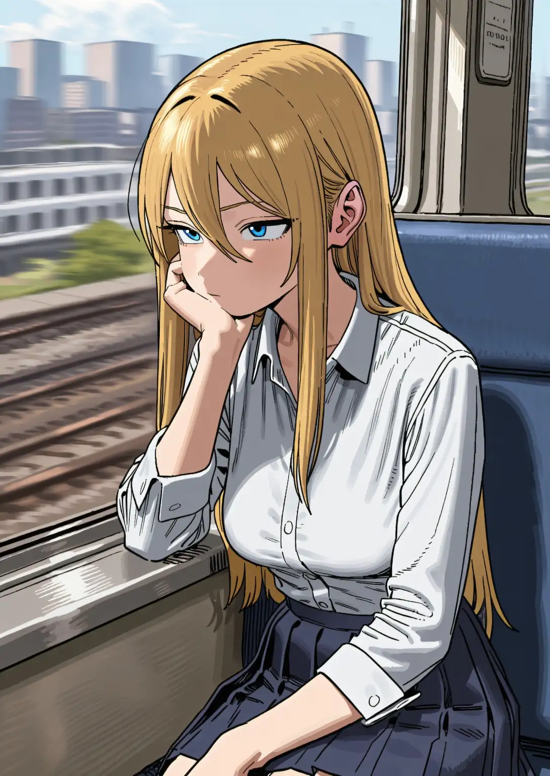 ギャルJKを透視 サンプル画像 5