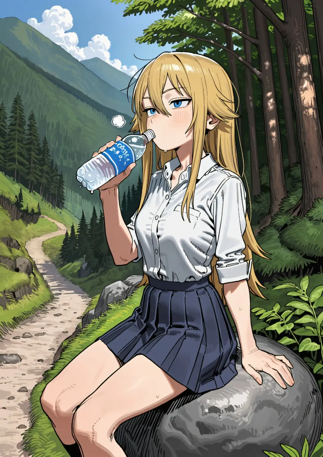 ギャルJKを透視 サンプル画像 7