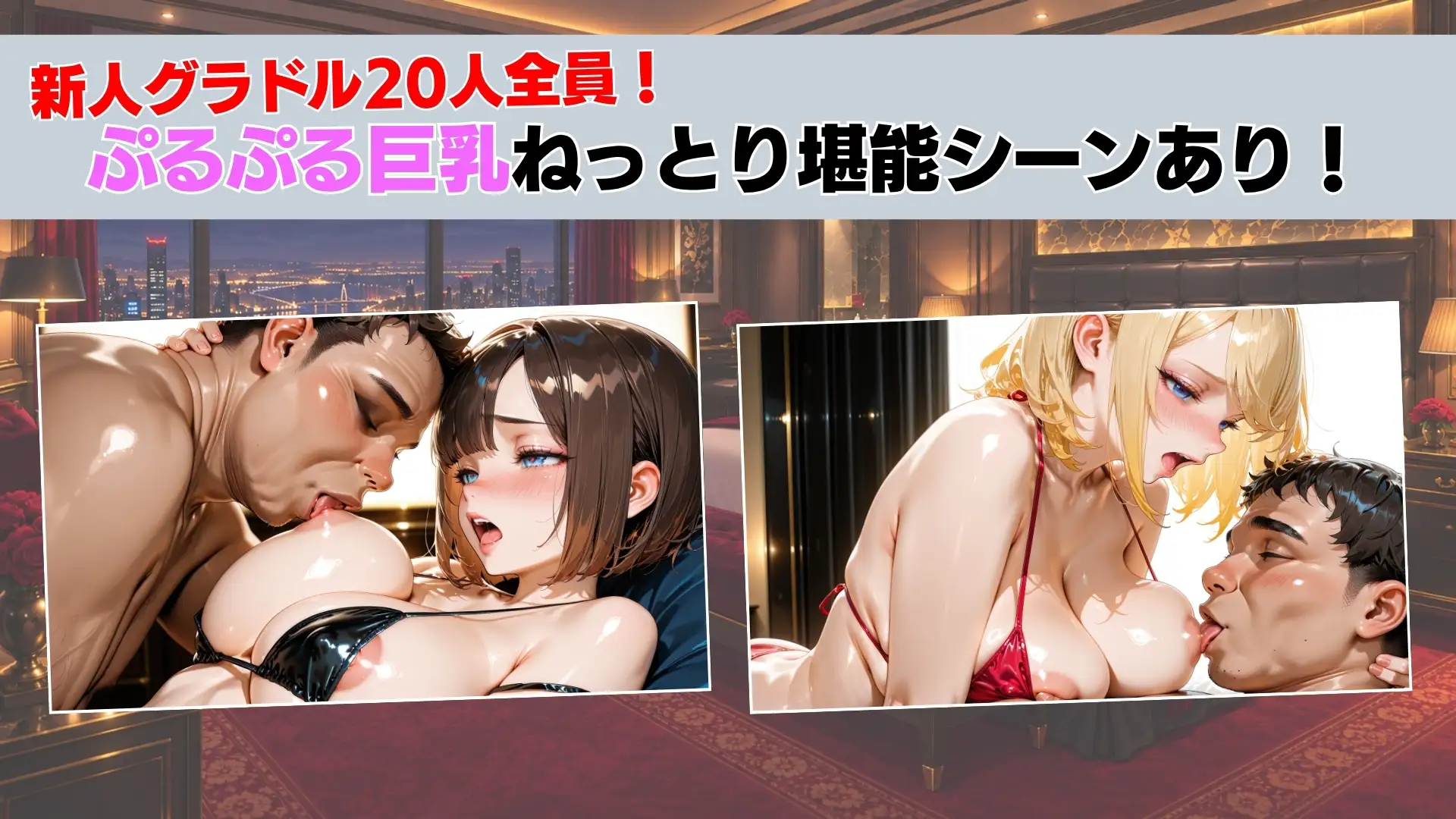 ねっとり乳舐めに堕ちた新人グラビアアイドル サンプル画像 3