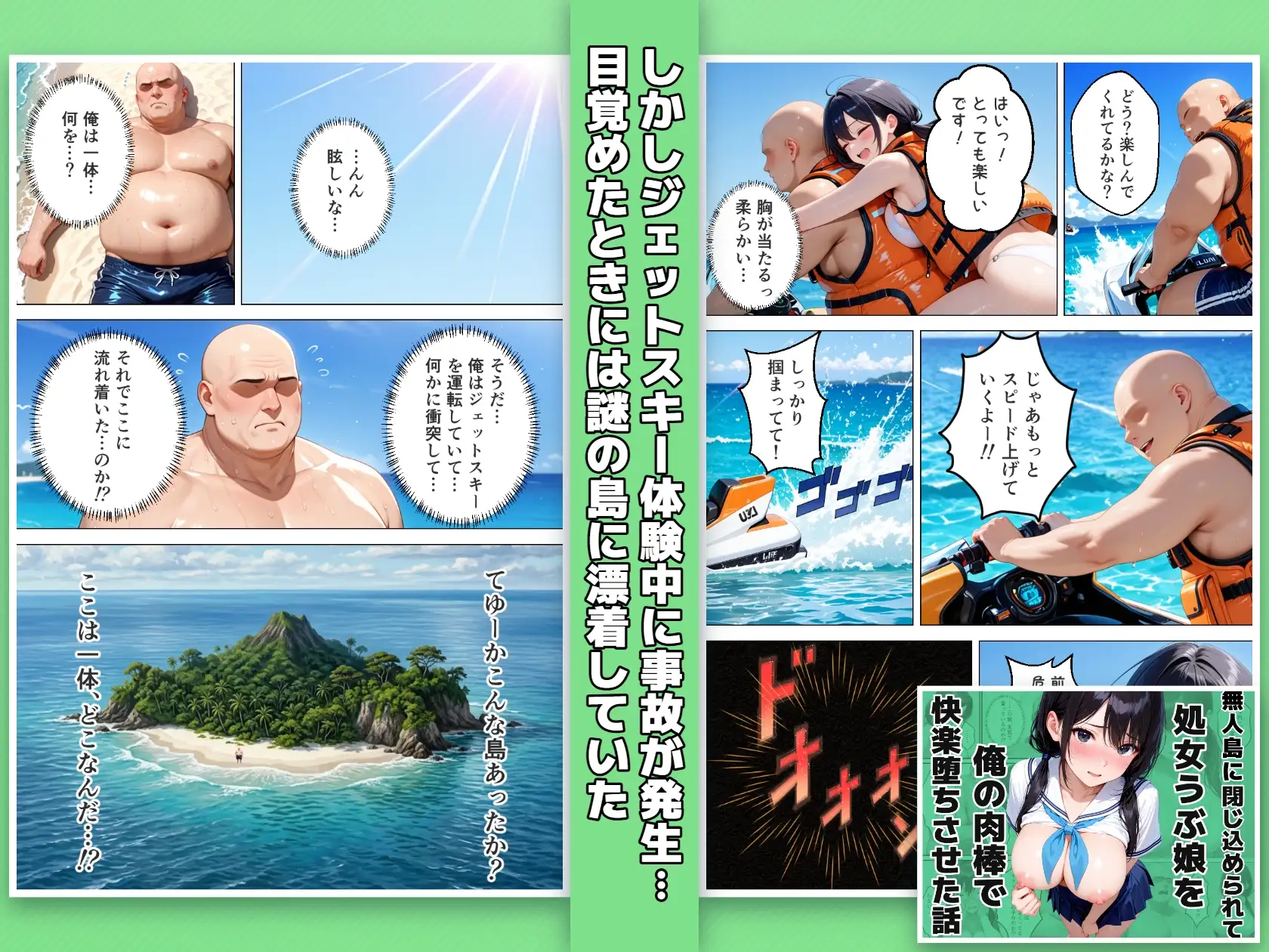 【フルカラー総集編】生ハメでメス堕ち！4つの物語 サンプル画像 3