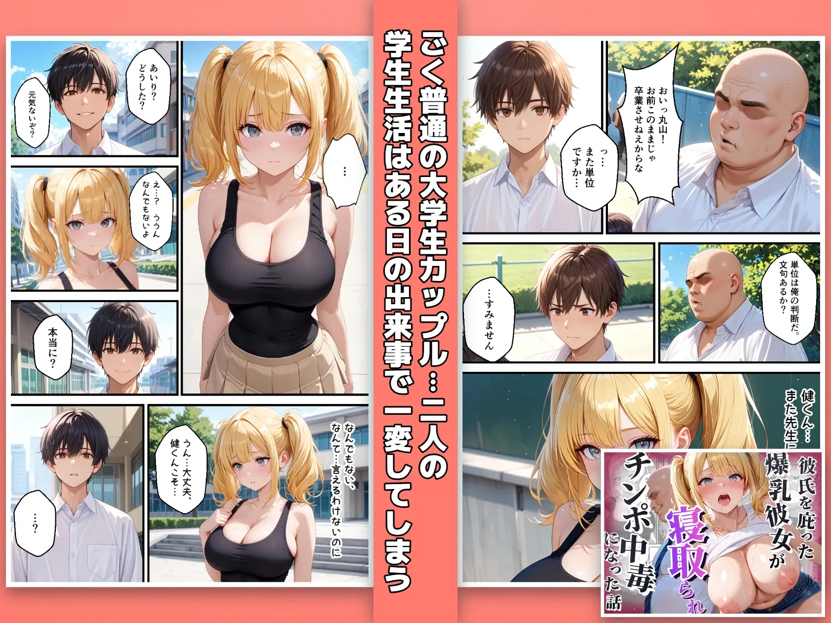 【フルカラー総集編】生ハメでメス堕ち！4つの物語 サンプル画像 7