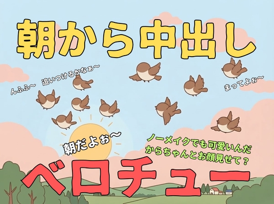 【あまあま/恋人】朝からベロチューキス&中出しエッチ【射精/純愛】-0画像