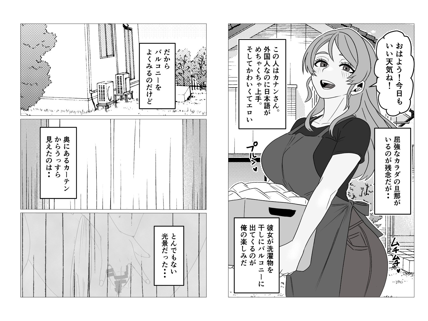 性欲強いのに中々ヤラせてくれない外国人人妻を孕ませ妊娠 サンプル画像 1