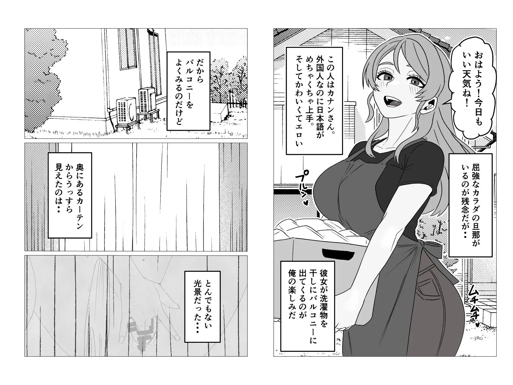 性欲強いのに中々ヤラせてくれない外国人人妻を孕ませ妊娠 サンプル1
