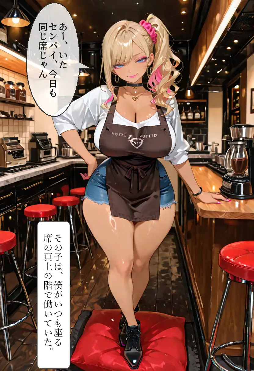いつも部屋に入り浸る後輩黒ギャルと毎日ヤリまくる関係になる話 サンプル画像 2