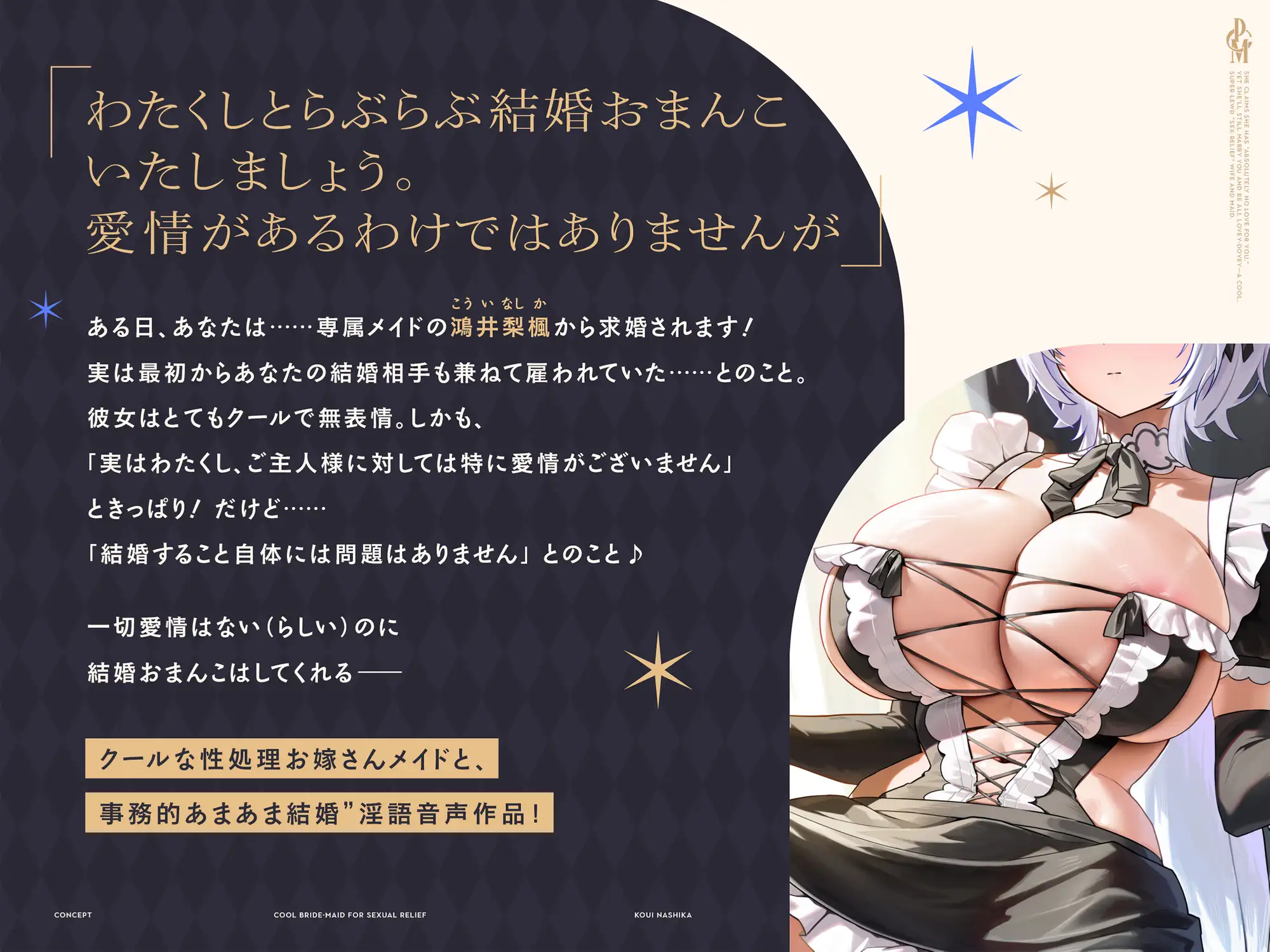 “一切あなたに愛情がない”とは言うけど、とりあえずクールな甘々おまんことらぶらぶ結婚はしてくれる、性処理お嫁さんおまんこメイド サンプル画像1