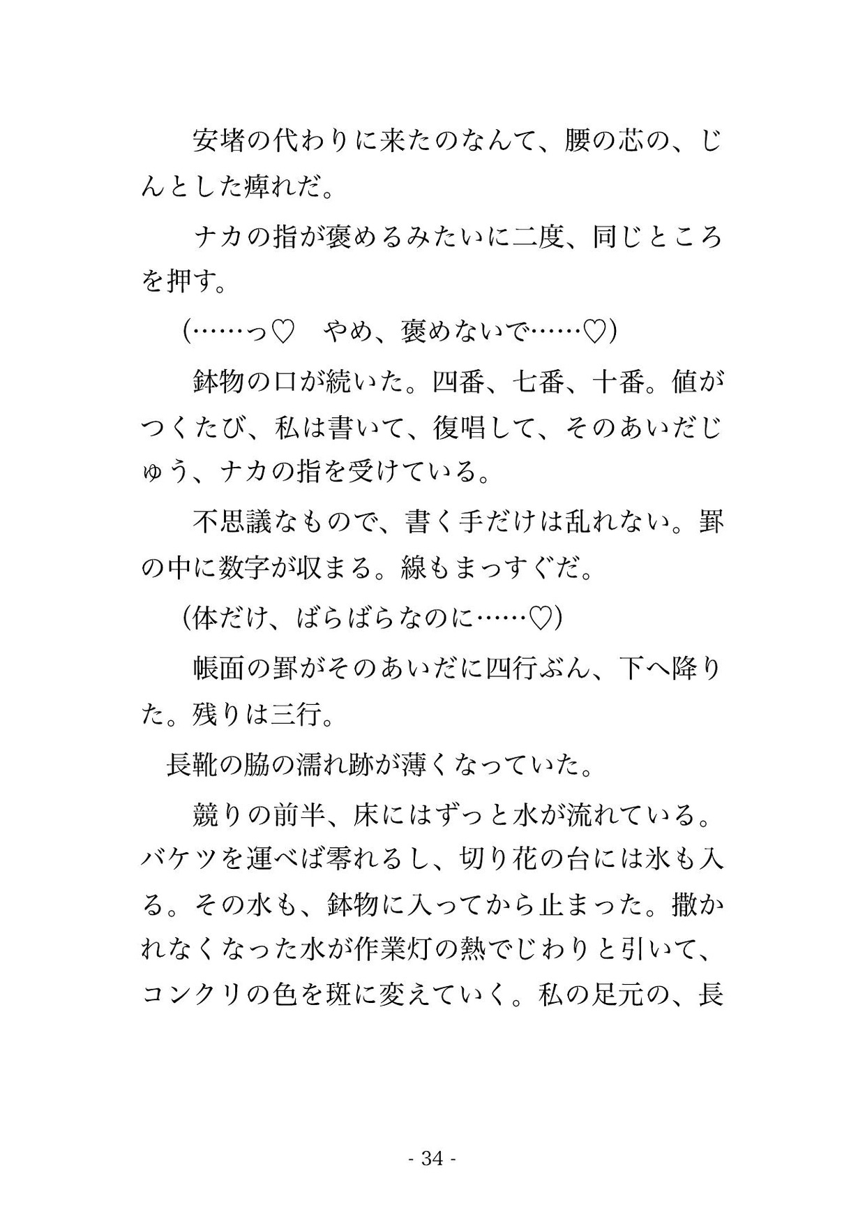 帽子のつばを下げれば終わる約束のまま早朝の競り市の人垣で夫の取引先の向かいに立った人妻が競り声の90分嬲られ人の引いた保冷庫の前で種付けされた話 サンプル8