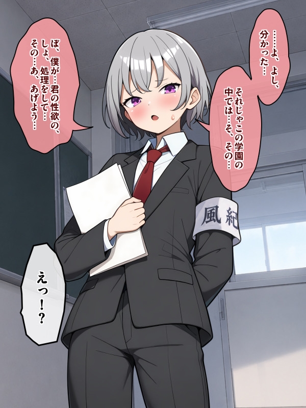 堅物風紀委員長、雌堕ち [ショタモブモム] | DLsite 2