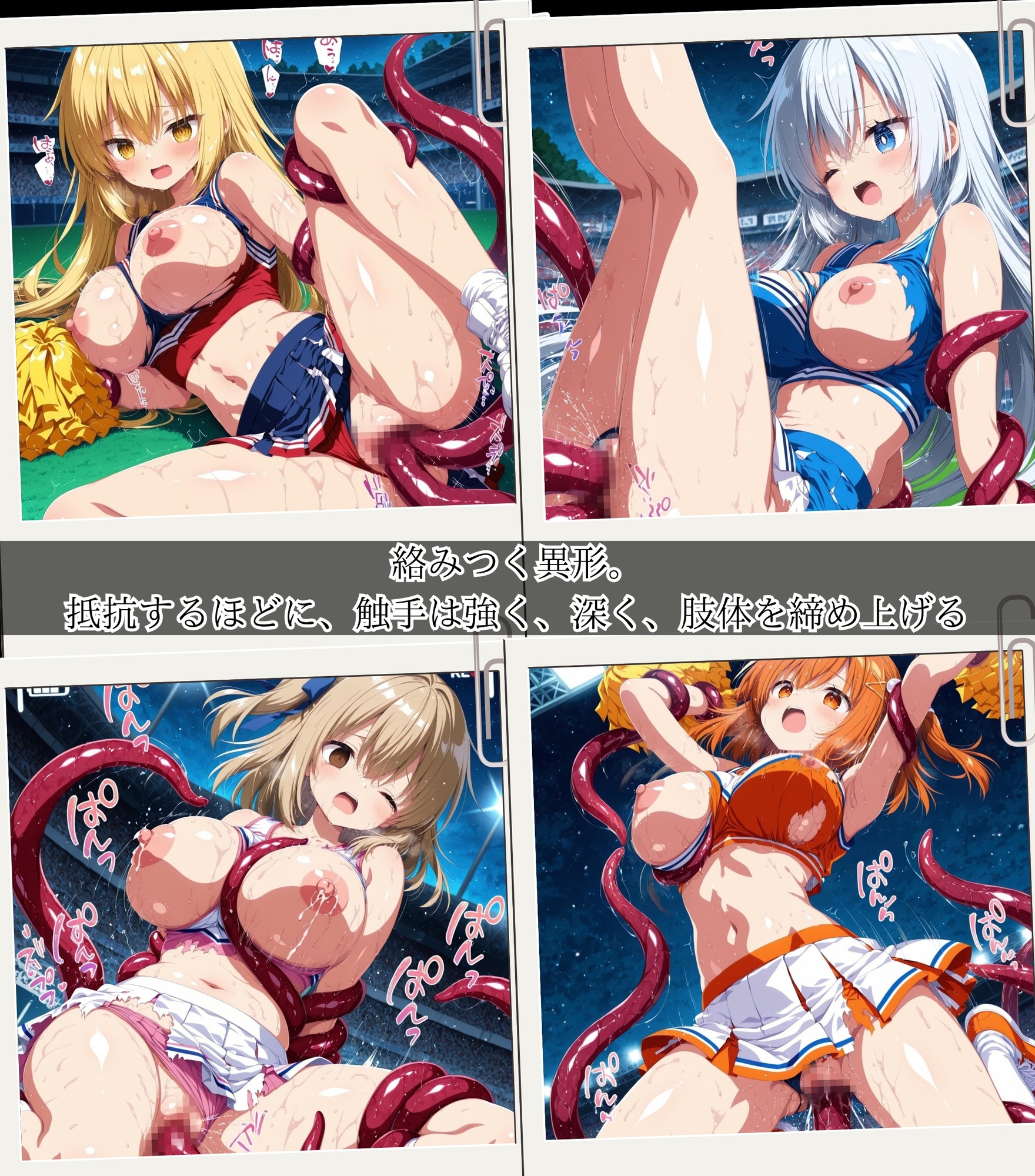 二度と戻れぬ快楽の穴 触手に堕ちた少女達 巨乳ギャル Vol.2 〜チアガール編〜 画像6