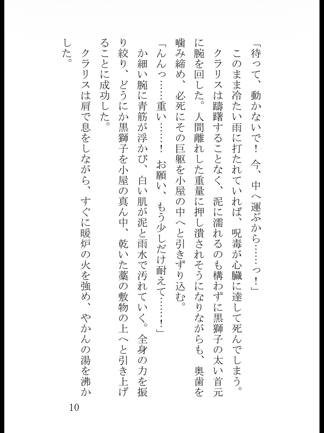 無実の罪で国外追放されて、獣人の国でとある獣人を助けたら、王子様で溺愛されるようになりました サンプル11