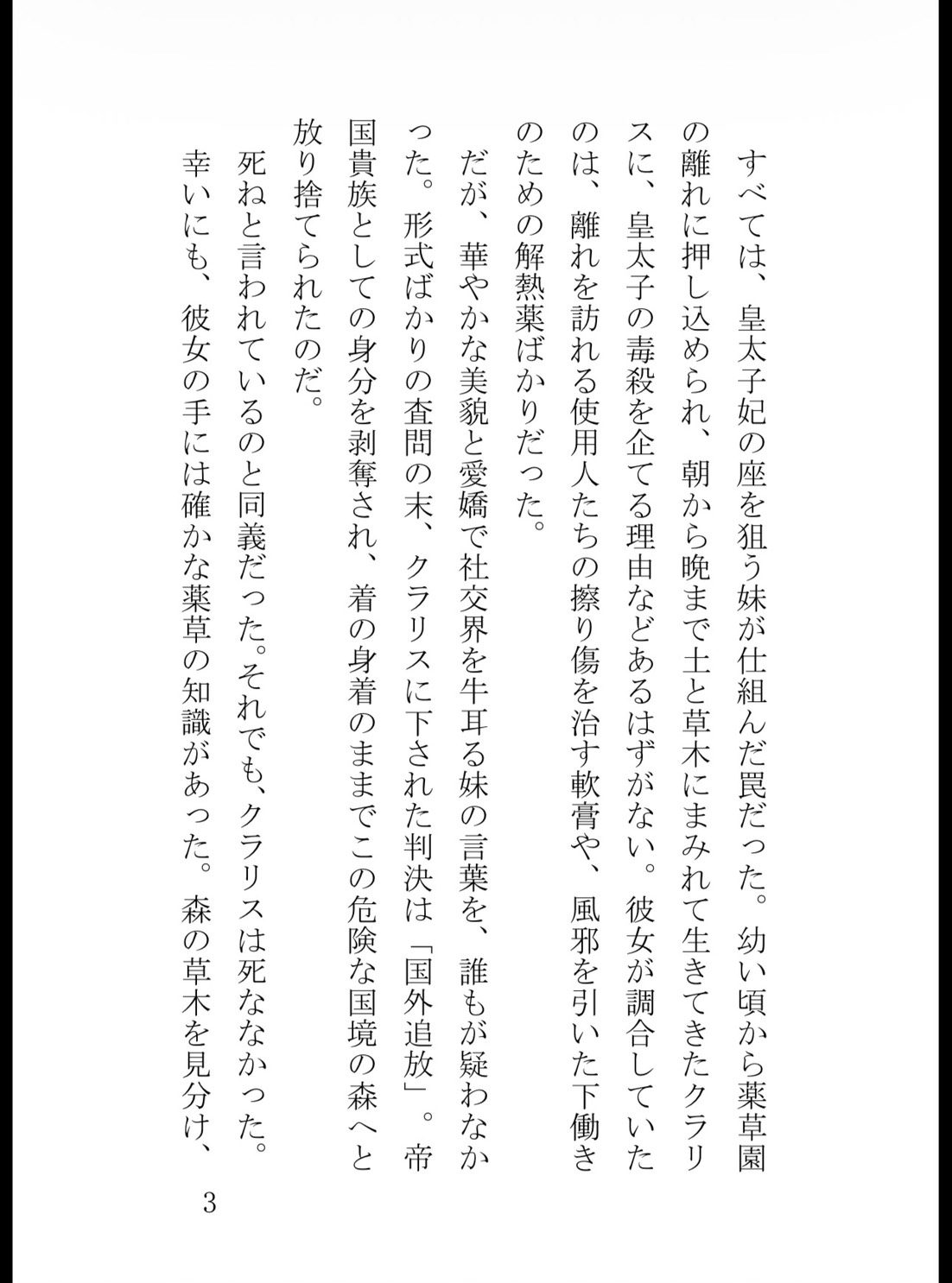 無実の罪で国外追放されて、獣人の国でとある獣人を助けたら、王子様で溺愛されるようになりました サンプル4