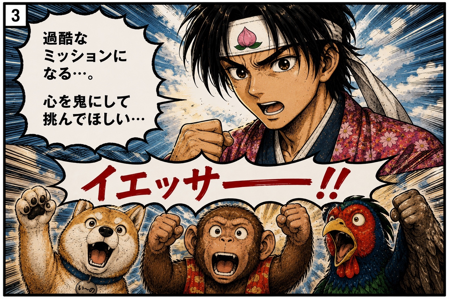 い〜の桃太郎1〜6話前編 お供編-11