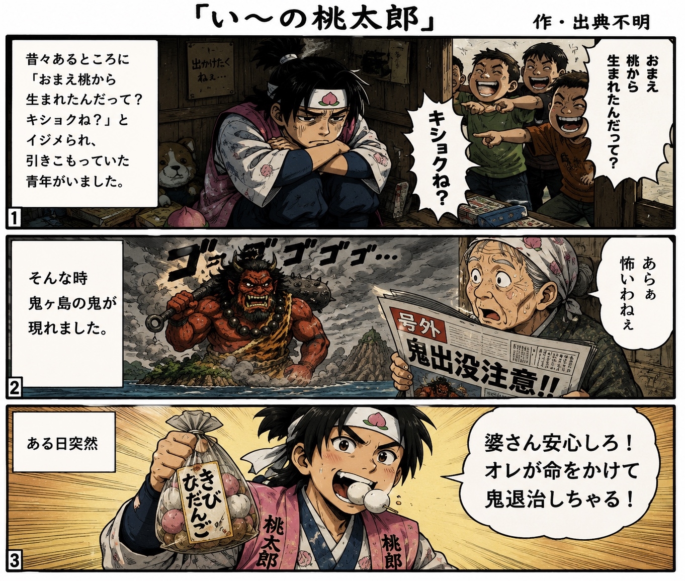 い〜の桃太郎1〜6話前編 お供編-3