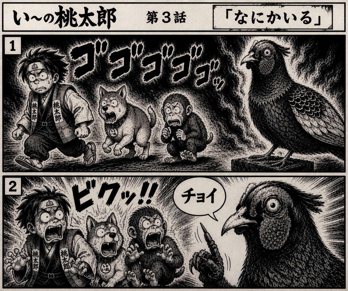 い〜の桃太郎1〜6話前編 お供編-5