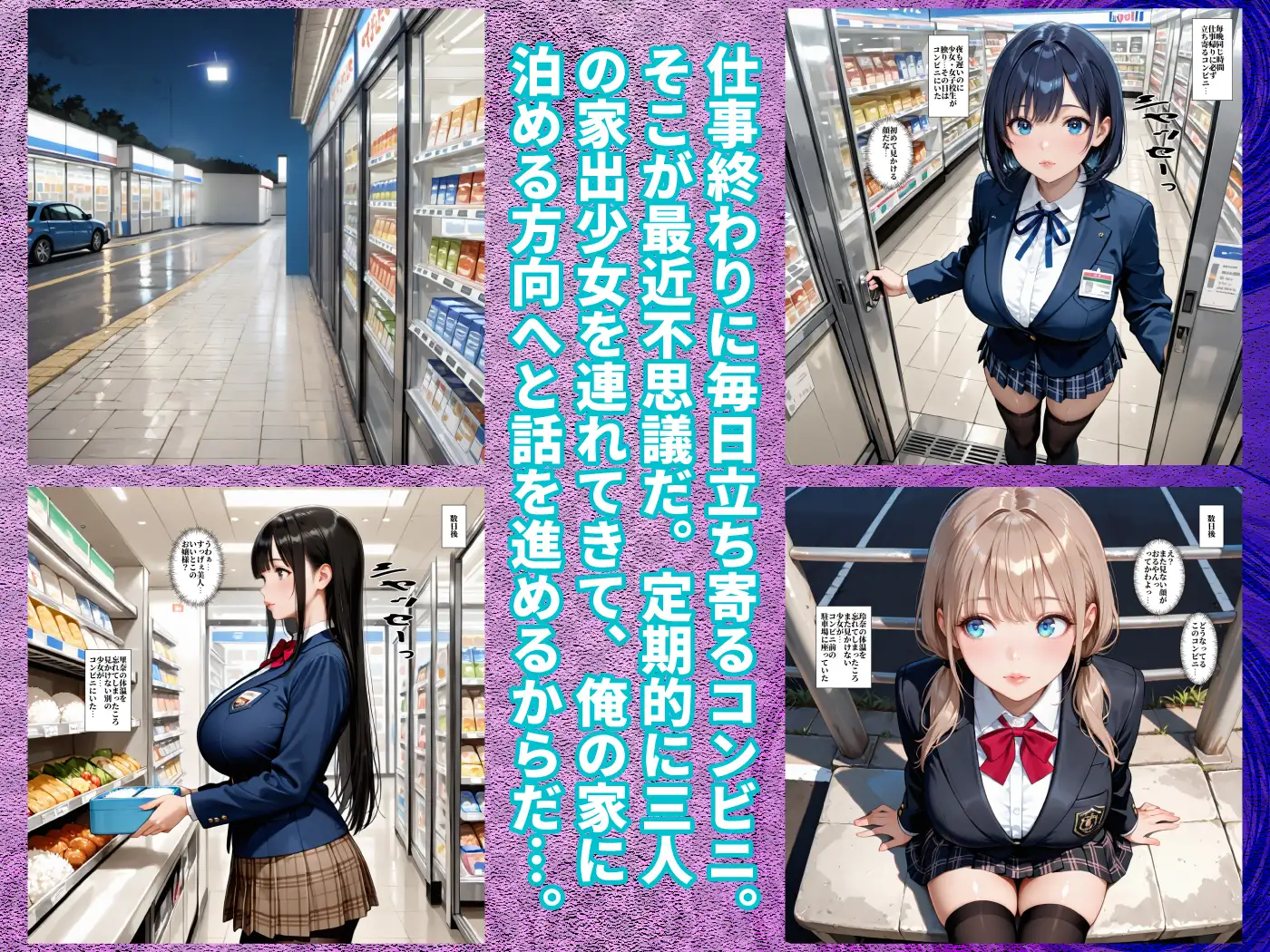 拾った家出少女の体温─コンビニ前の女子校生にお節介焼いたら、朝まで俺の部屋にいた…─ サンプル画像 5
