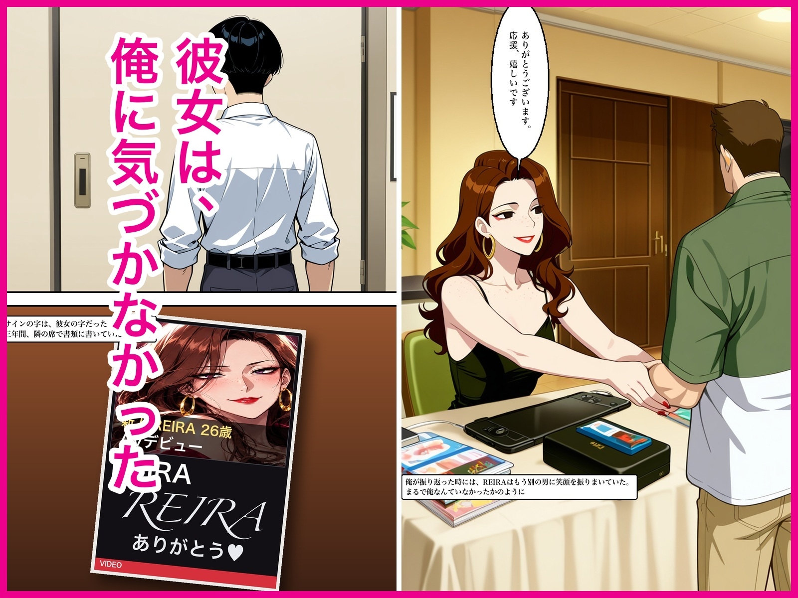 会社を辞めて消えた地味な同僚(26)がAVで売れっ子になってた話 サンプル10