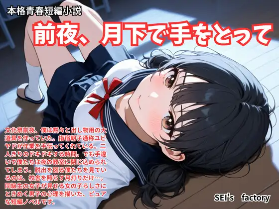 【本格短編青春小説】前夜、月下で手をとって ジャケット画像