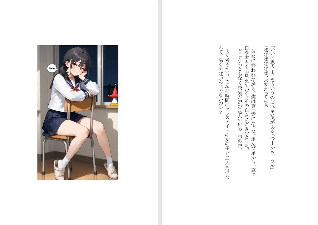 【本格短編青春小説】前夜、月下で手をとって サンプル画像 2