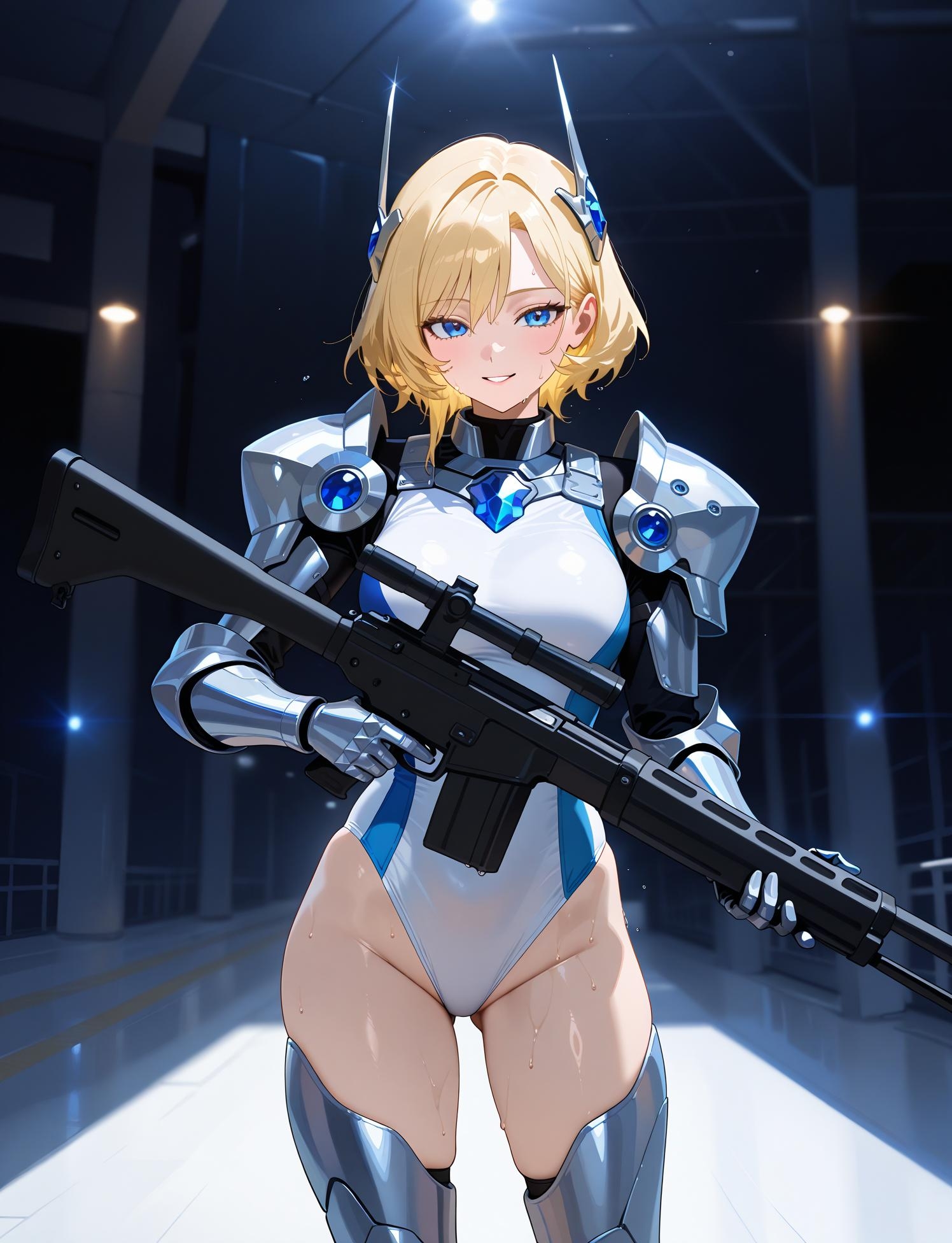 競泳水着・レオタード型戦闘服のヒロインがやられちゃいました！ 画像9