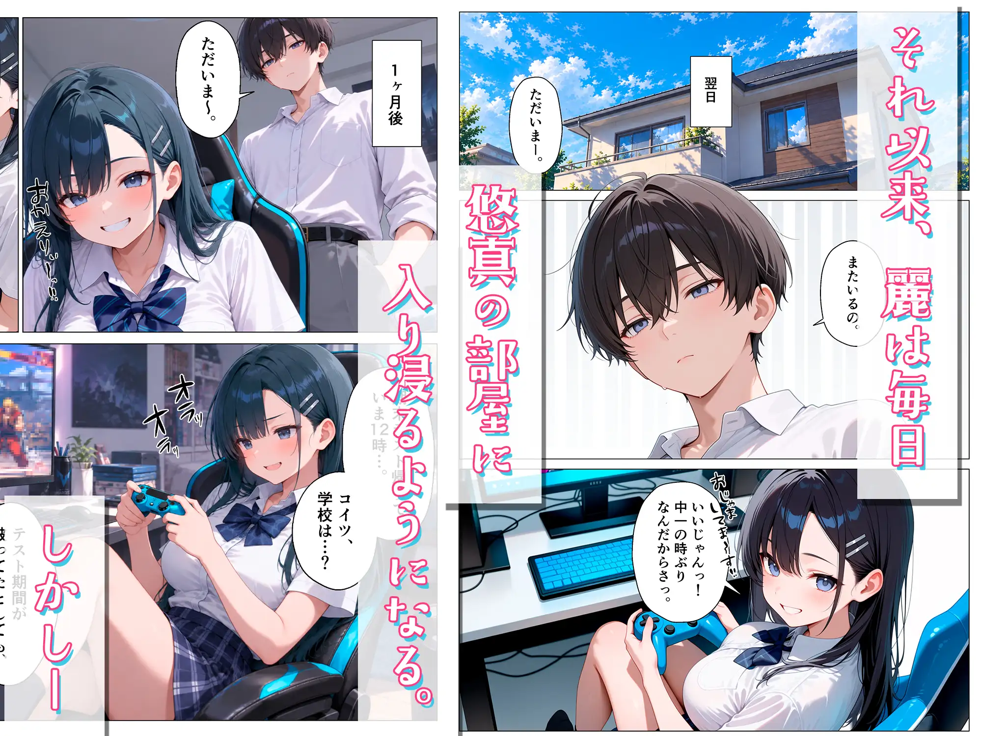 どエロく成長した幼馴染が、俺の部屋に入り浸りカノジョになった話 サンプル画像 3