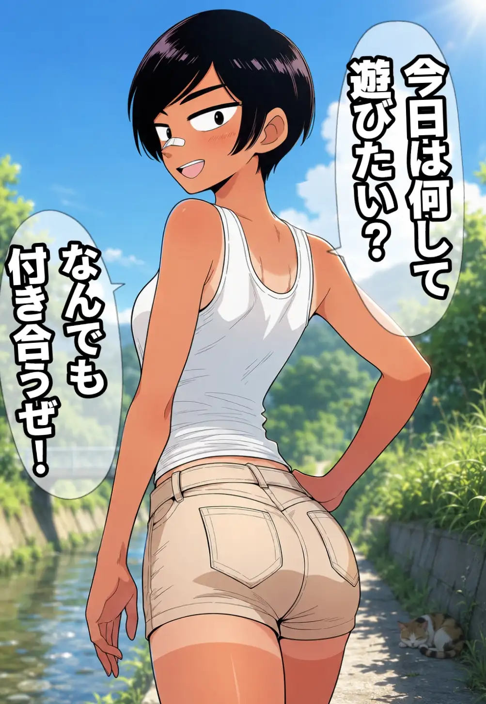 夏と田舎とボーイッシュ。 サンプル画像 4
