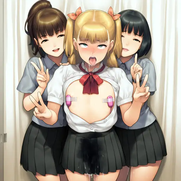 『男の娘が同級生女子二人からフラット貞操帯で残酷射精禁止される話』【ボイス版】 サンプル画像 3